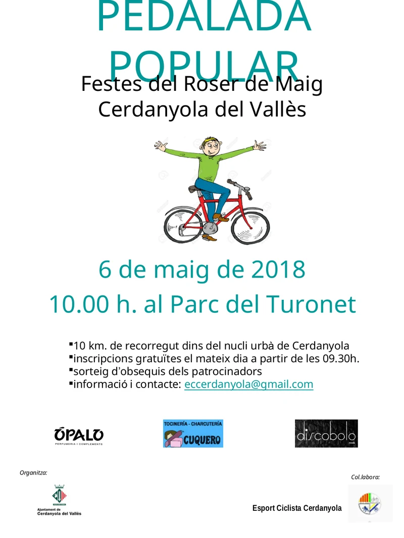 Pedalada 2018 ROSER DE MAIG