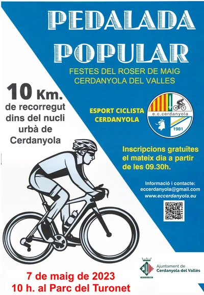 Cartel de la Pedalada popular 2023